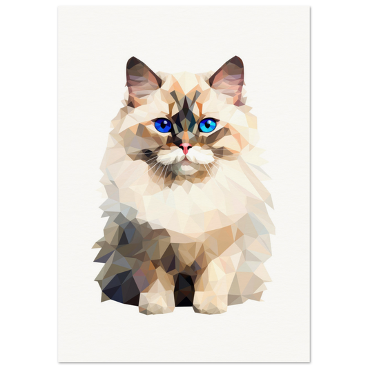 Crystal Ragdoll - Matte Archival Poster