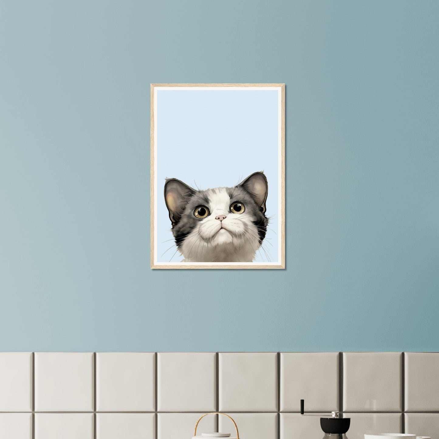 Curious Kitty - Matte Archival Poster