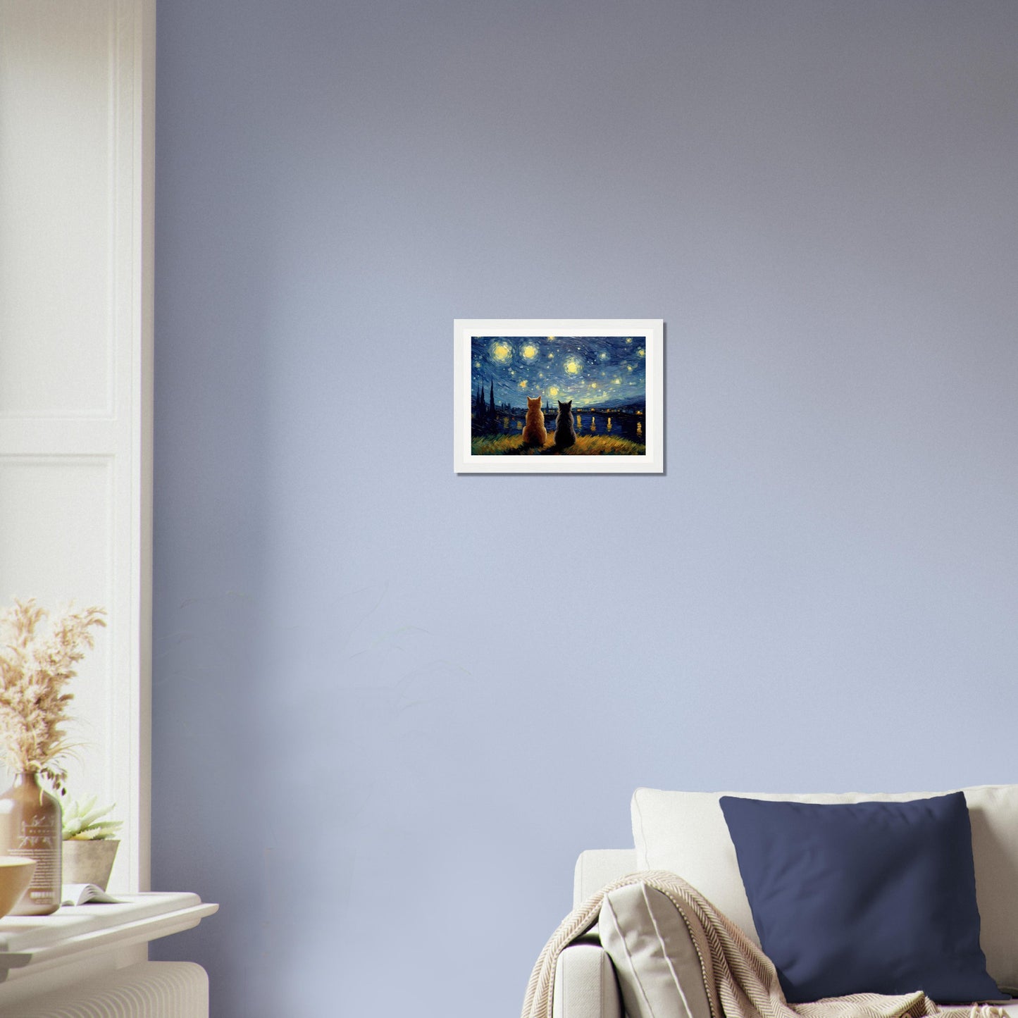 Purry Night - Matte Archival Poster