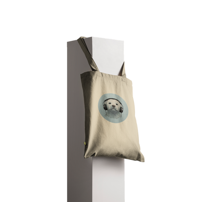 Retriever Beats (Vintage) - Cotton Tote Bag