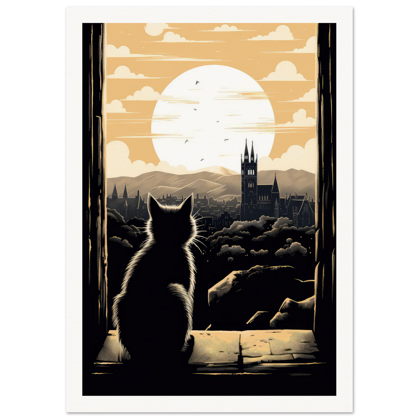 Dusk City - Matte Archival Poster