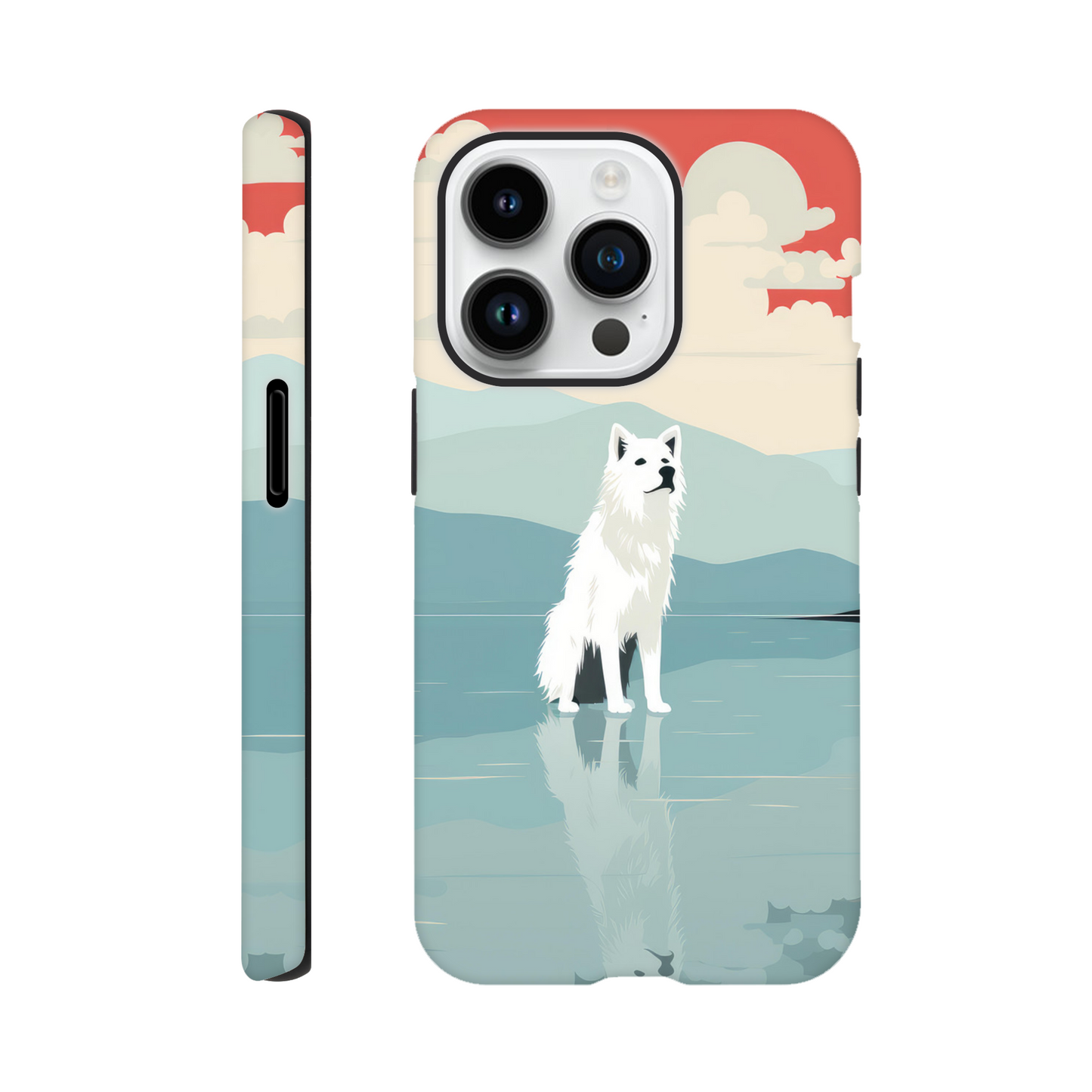 White Wolf Lake - iPhone Tough Case