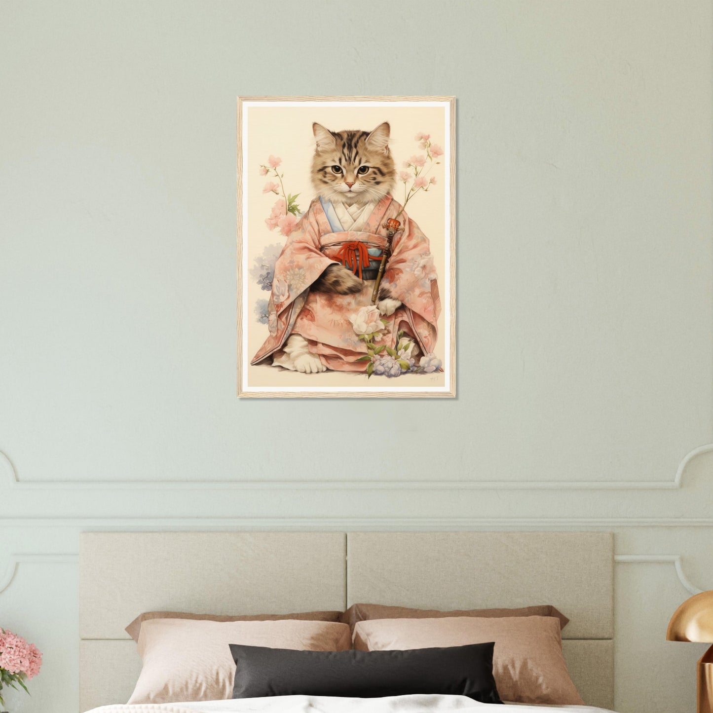 Kimono Cat - Matte Archival Poster