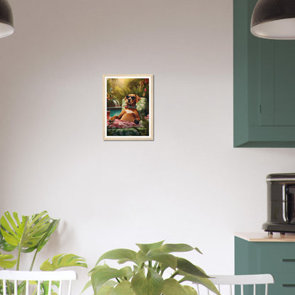 Poolside Paradise II - Matte Archival Poster