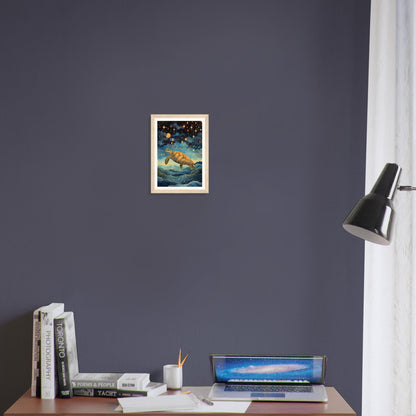 Cosmic Turtle - Matte Archival Poster