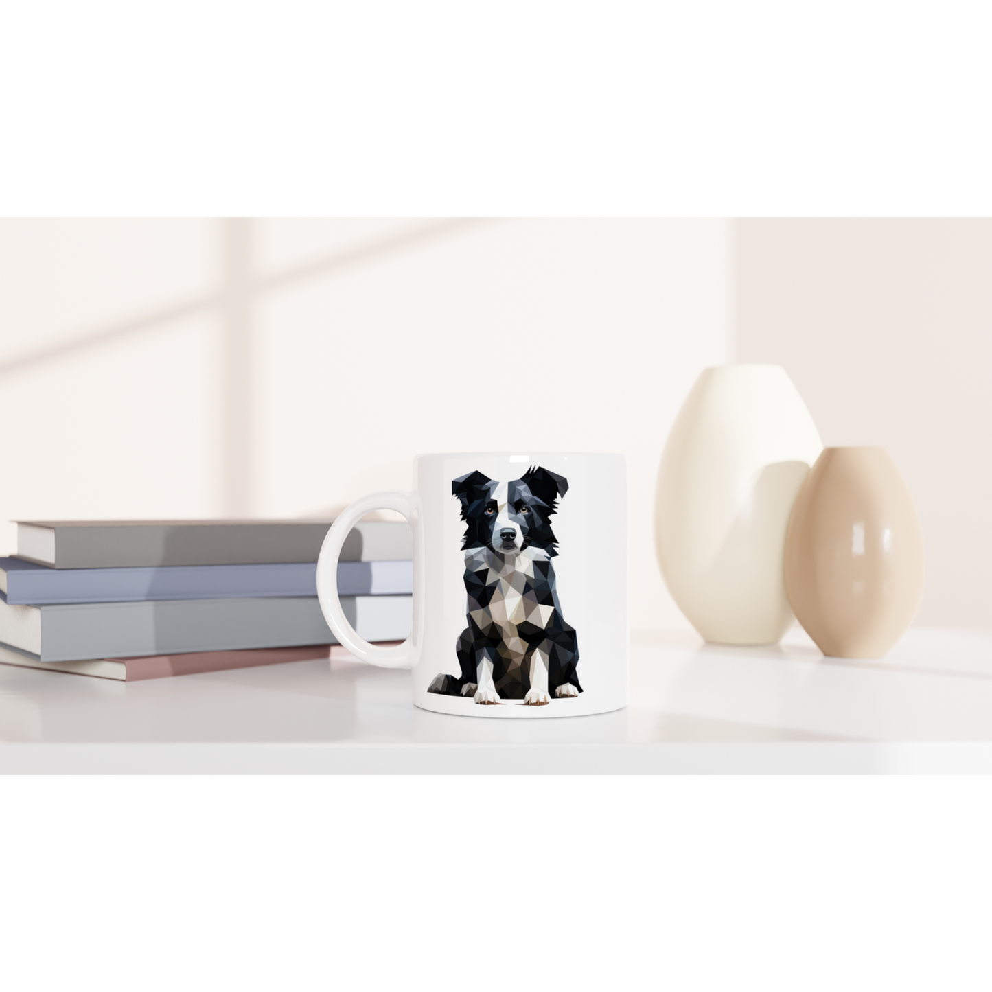 Crystal Border Collie - Ceramic Coffee Mug