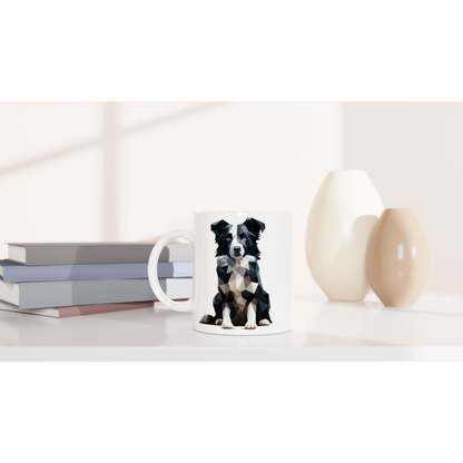 Crystal Border Collie - Ceramic Coffee Mug