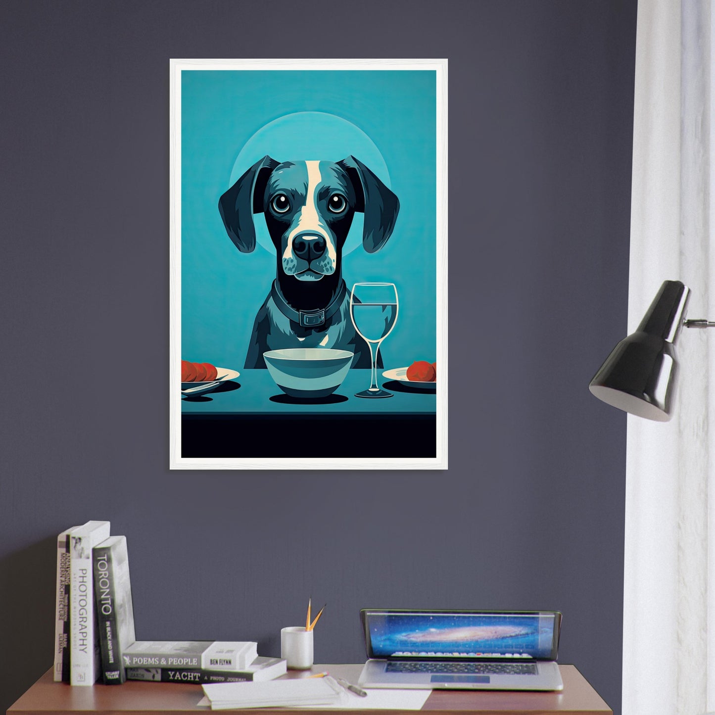 Blue Beagle - Matte Archival Poster