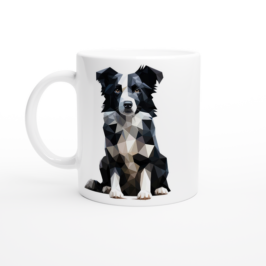 Crystal Border Collie - Ceramic Coffee Mug