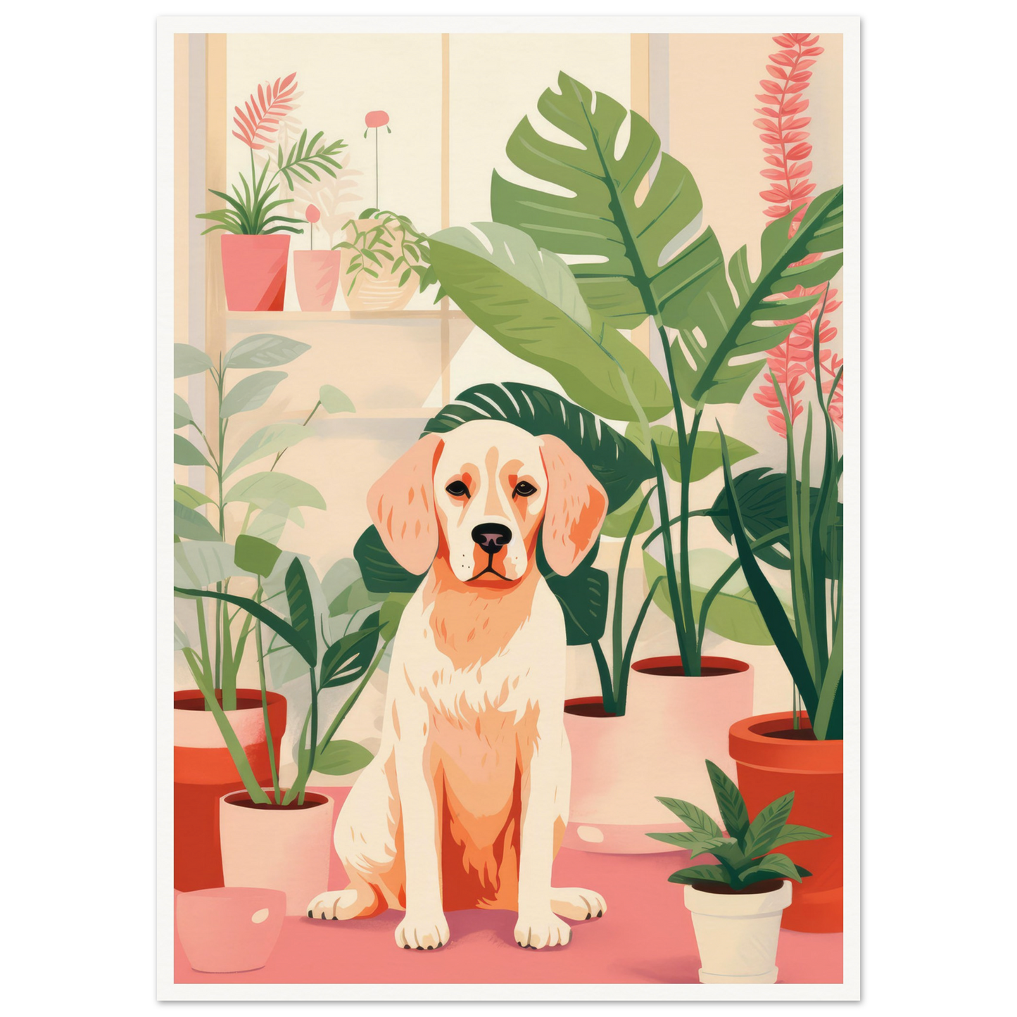 Greenhouse Dog - Matte Archival Poster