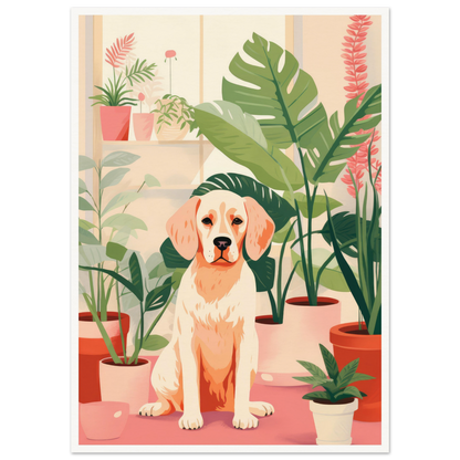 Greenhouse Dog - Matte Archival Poster