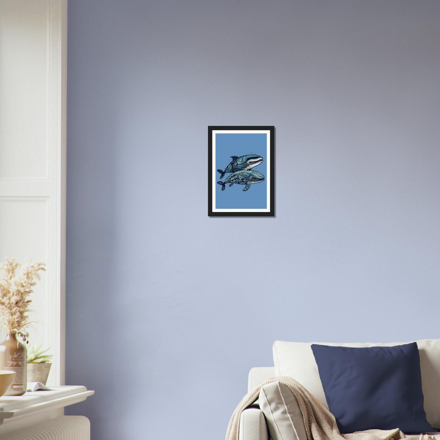 Pair Of Whales - Matte Archival Poster