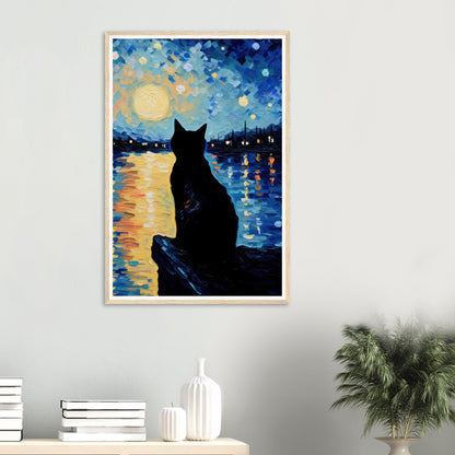 Moonrise Docks - Matte Archival Poster