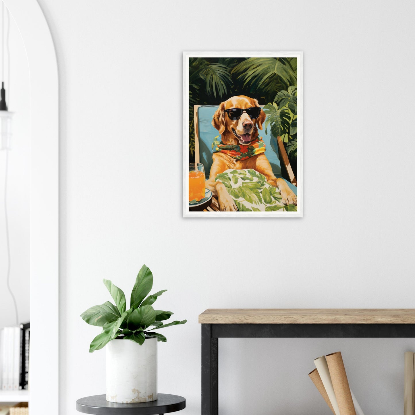 Poolside Paradise - Matte Archival Poster