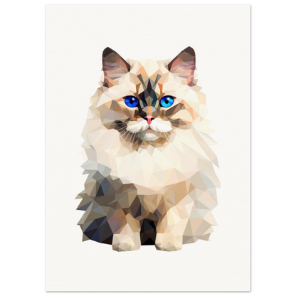 Crystal Ragdoll - Matte Archival Poster