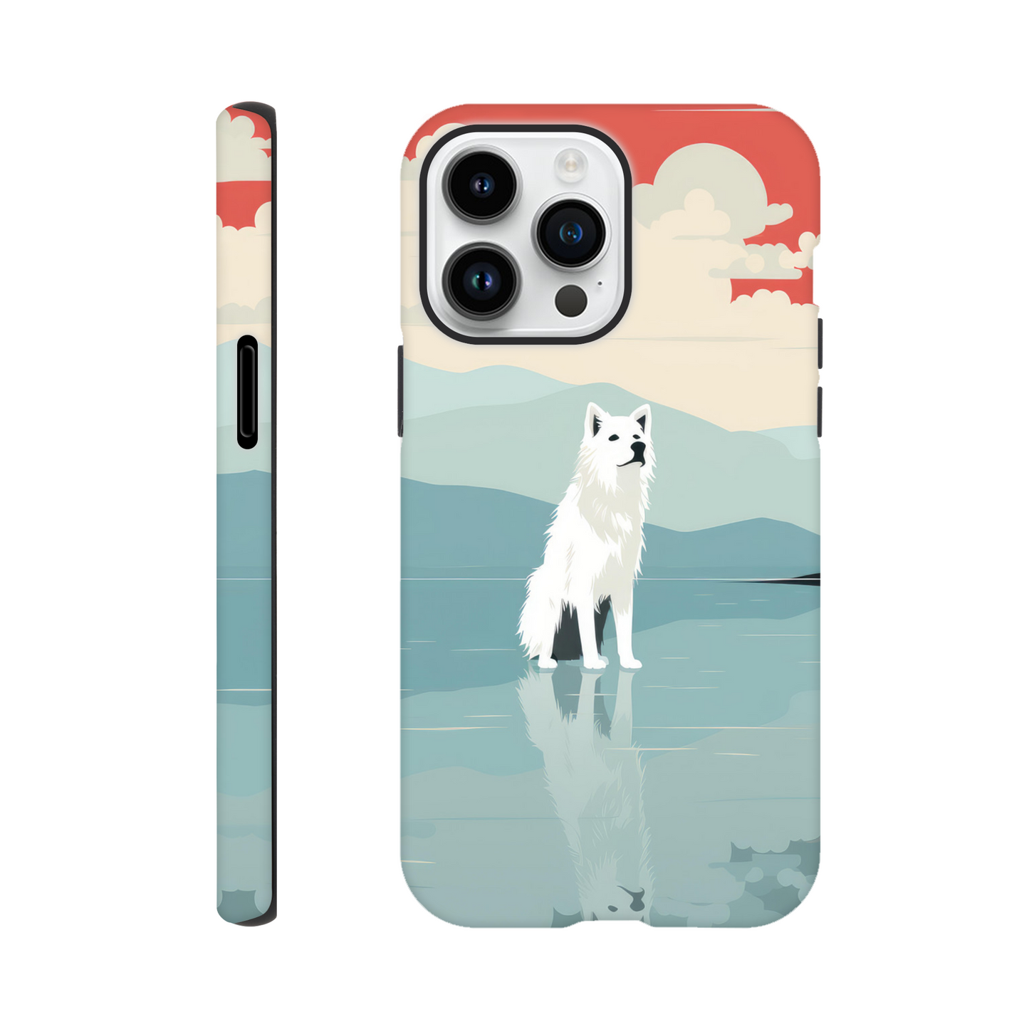 White Wolf Lake - iPhone Tough Case