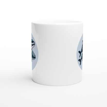 Pair Of Whales - Ceramic Coffee Mug