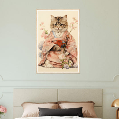 Kimono Cat - Matte Archival Poster