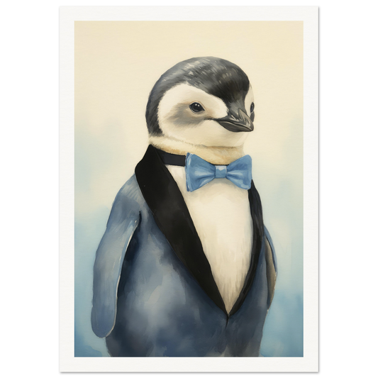 Tuxedo Penguin - Matte Archival Poster