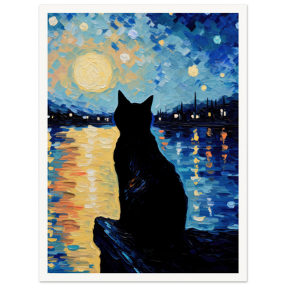 Moonrise Docks - Matte Archival Poster