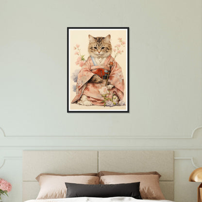 Kimono Cat - Matte Archival Poster