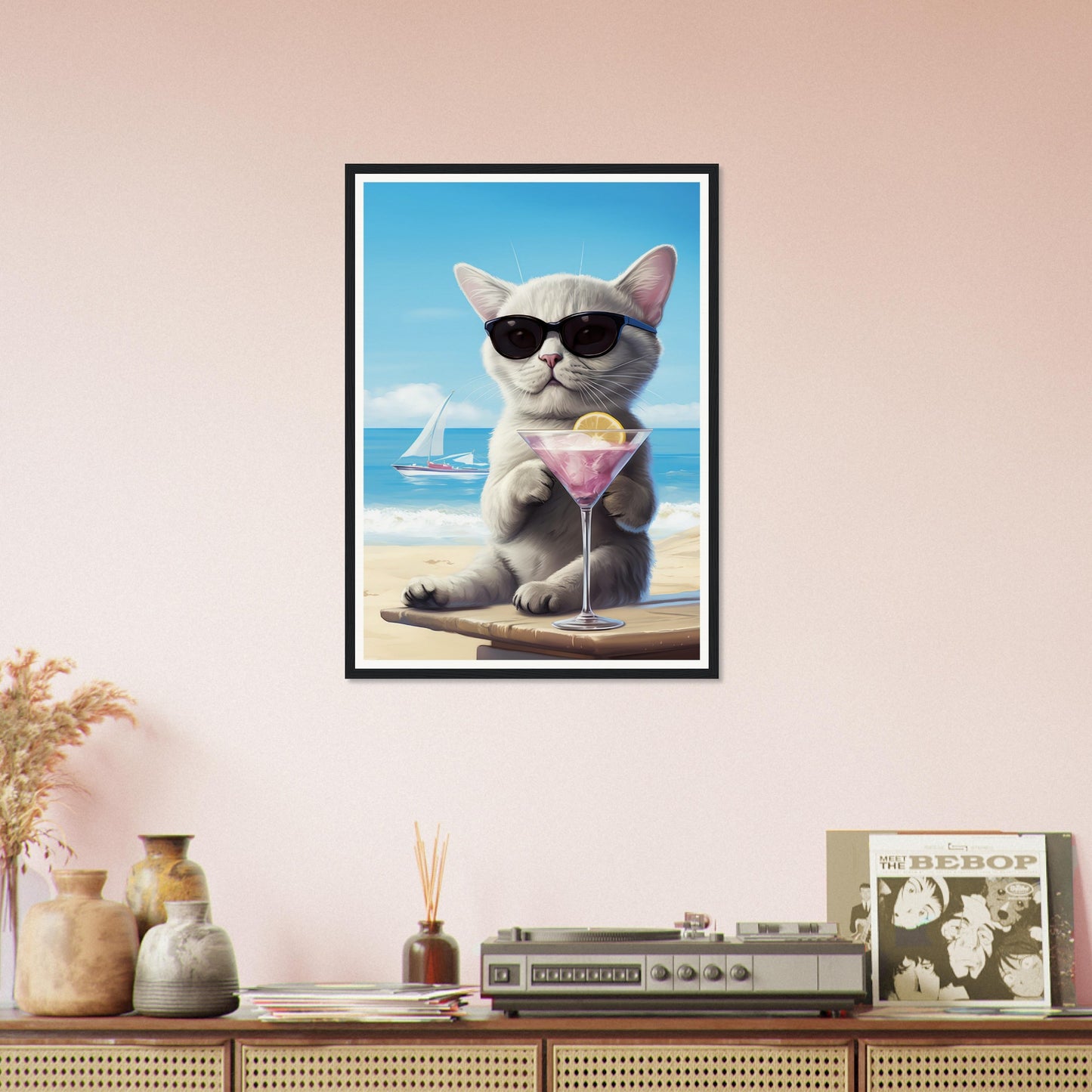 Martini Beach - Matte Archival Poster