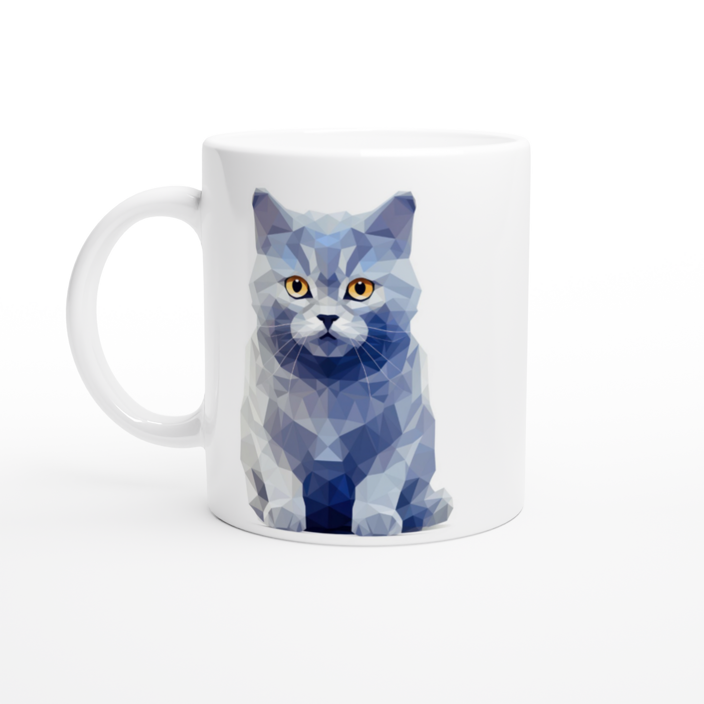 Crystal British Shorthair - Ceramic Coffee Mug