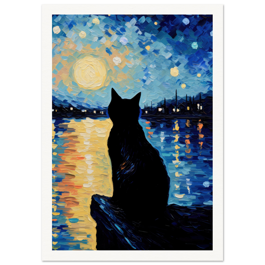 Moonrise Docks - Matte Archival Poster