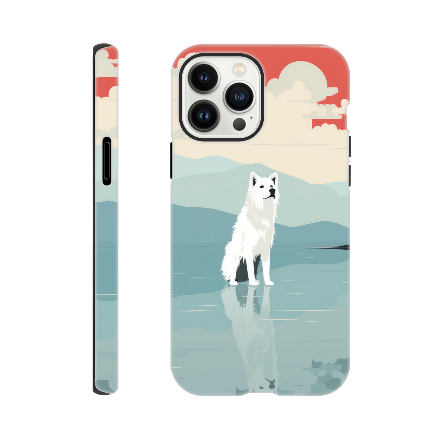 White Wolf Lake - iPhone Tough Case