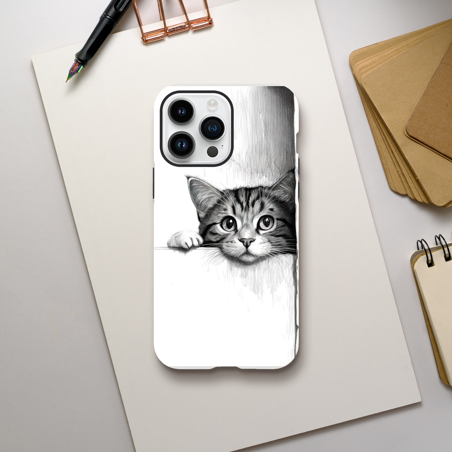 Peeking Out - iPhone Tough Case