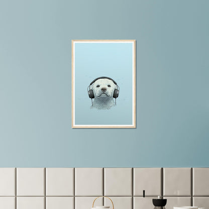 Retriever Beats - Matte Archival Poster