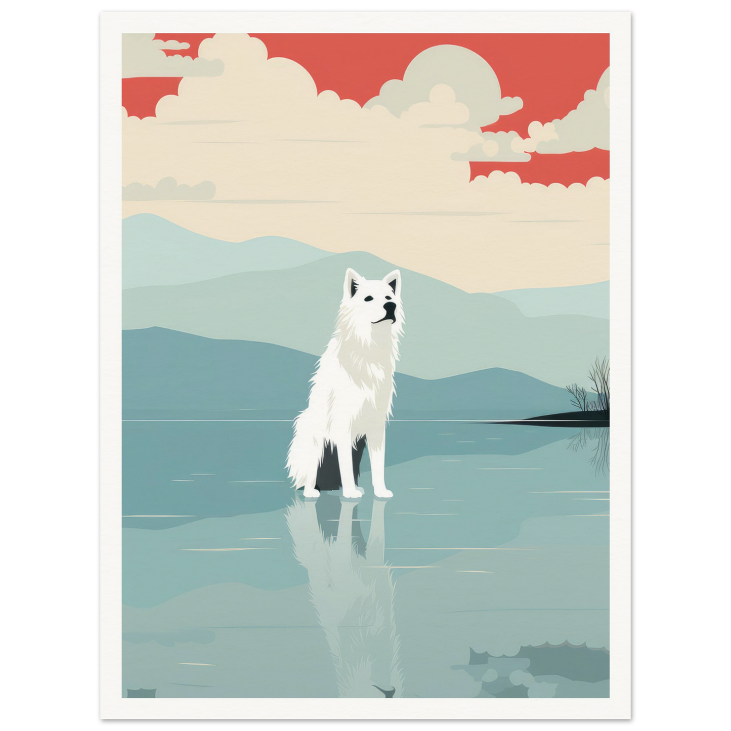 White Wolf Lake - Matte Archival Poster