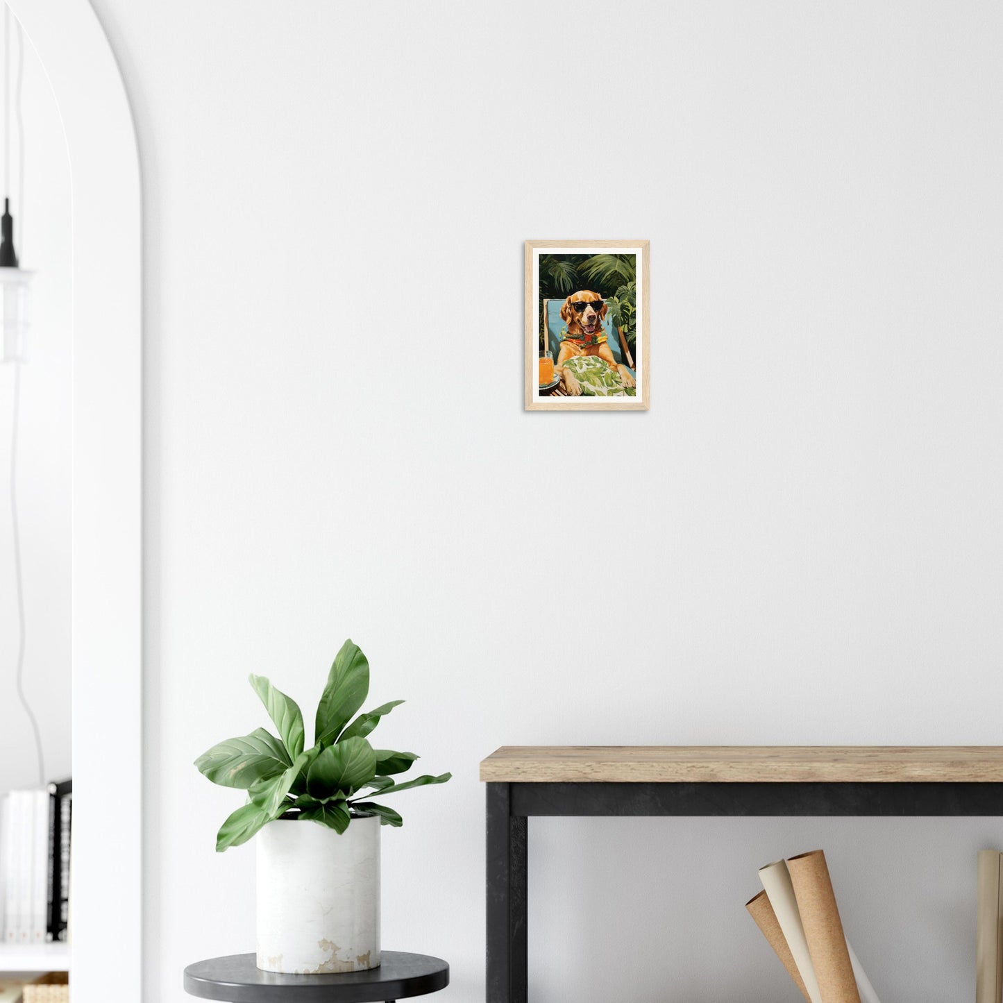 Poolside Paradise - Matte Archival Poster