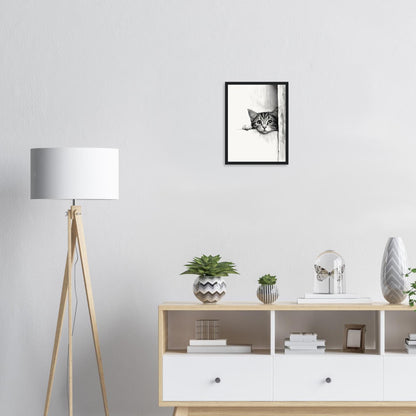 Peeking Out - Matte Archival Poster