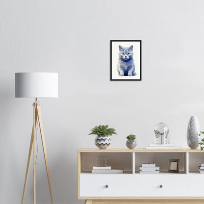 Crystal British Shorthair - Matte Archival Poster