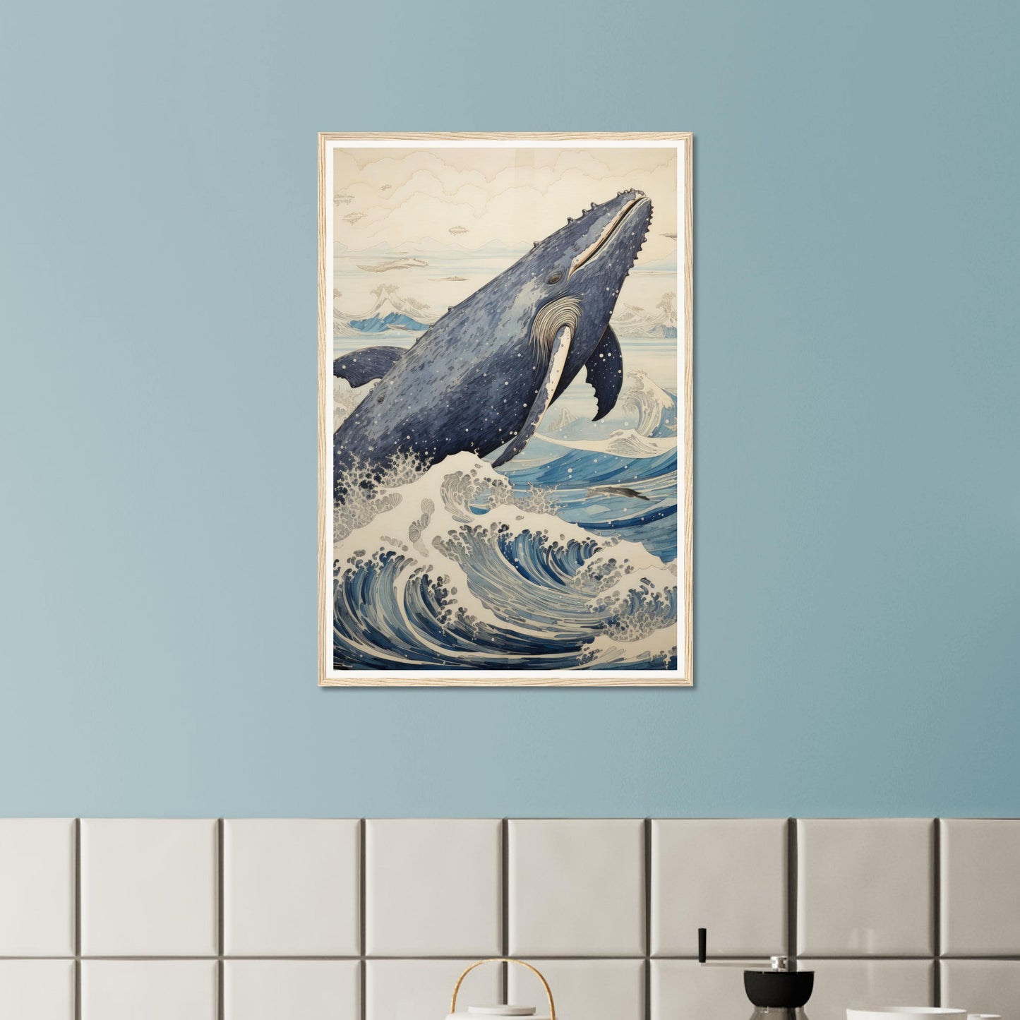 Breaching Whale - Matte Archival Poster