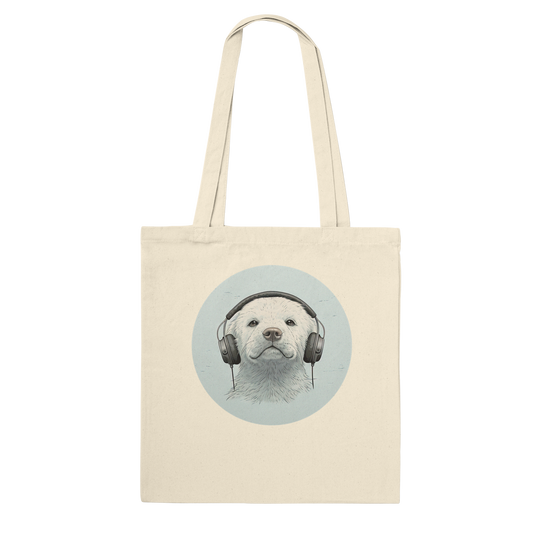 Retriever Beats (Vintage) - Cotton Tote Bag