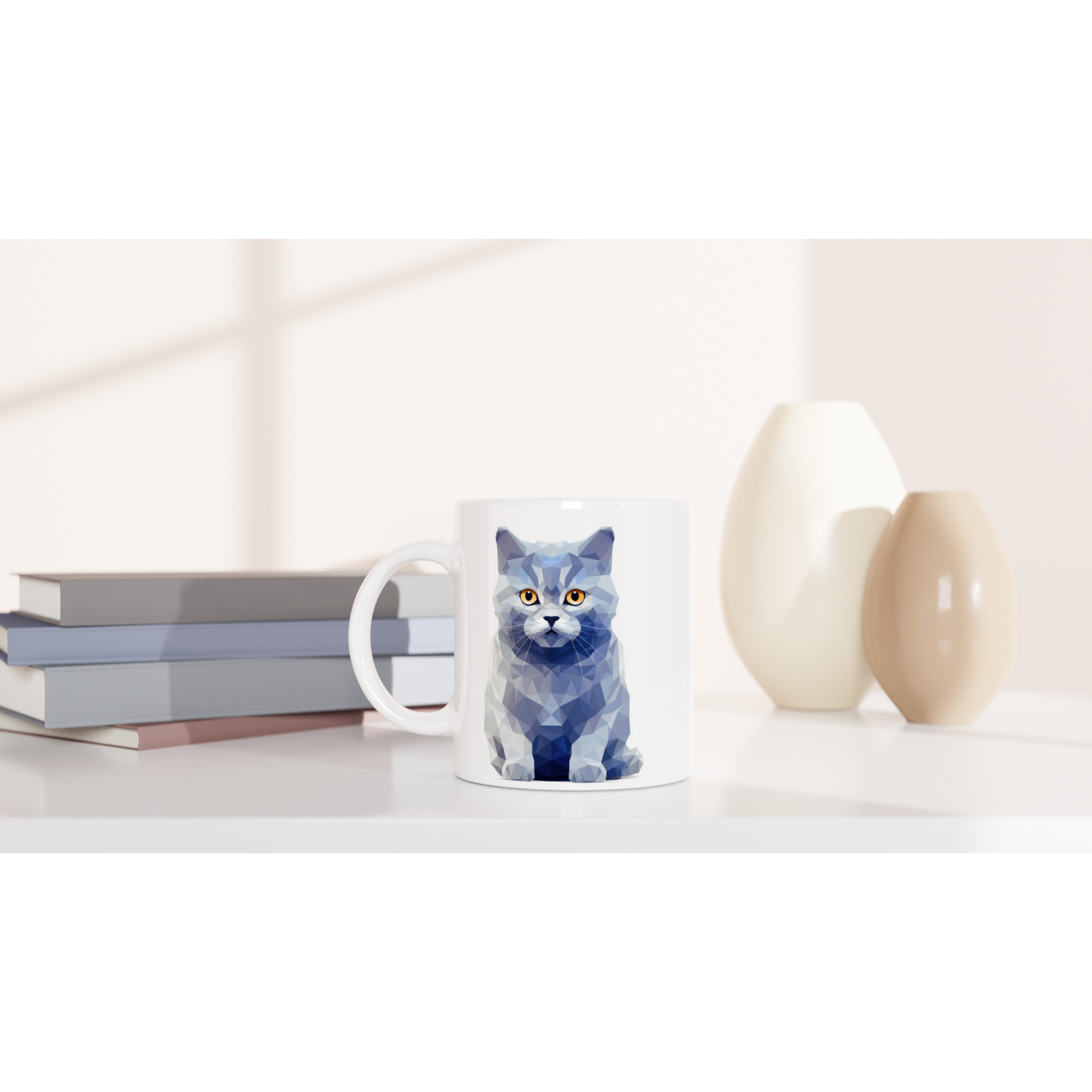 Crystal British Shorthair - Ceramic Coffee Mug