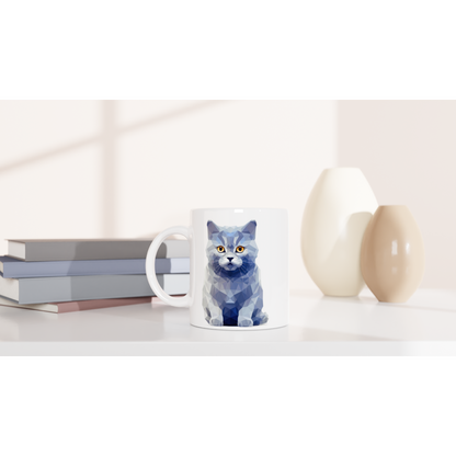 Crystal British Shorthair - Ceramic Coffee Mug