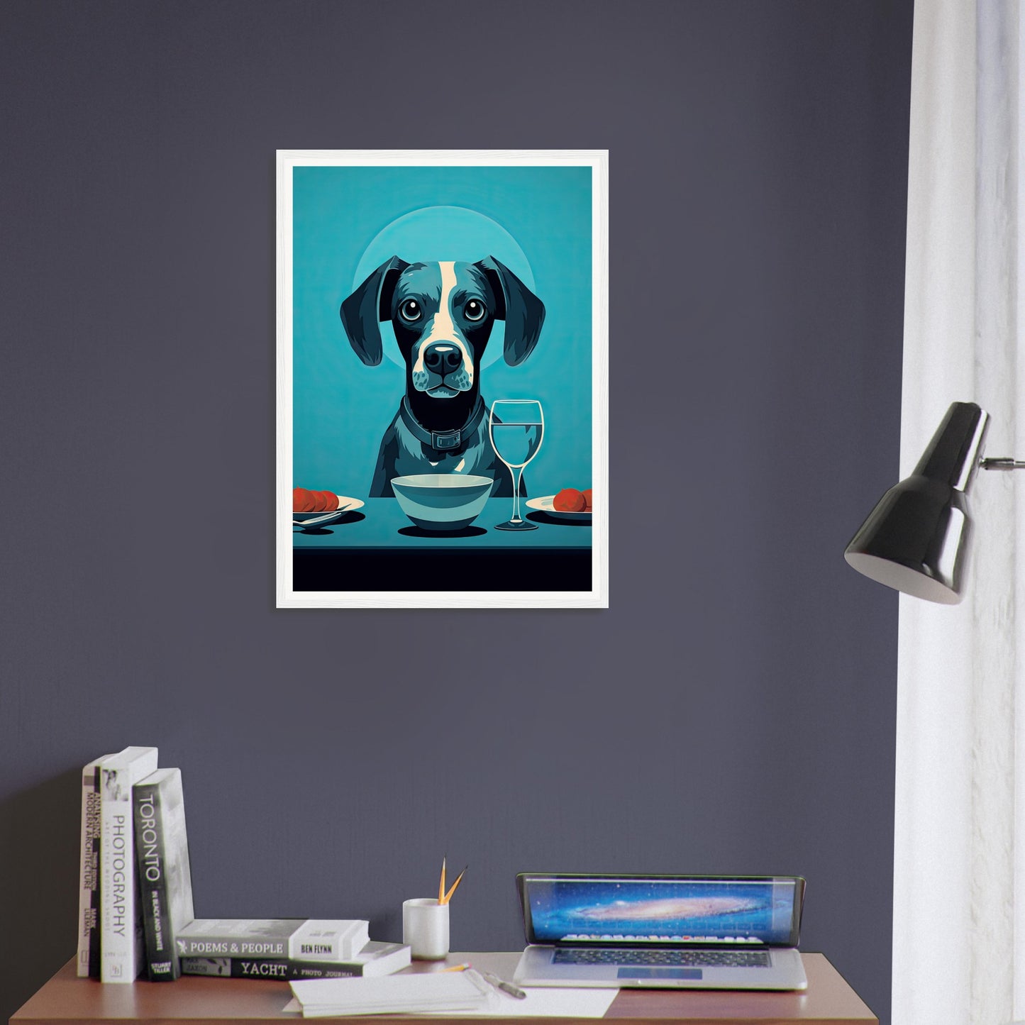 Blue Beagle - Matte Archival Poster