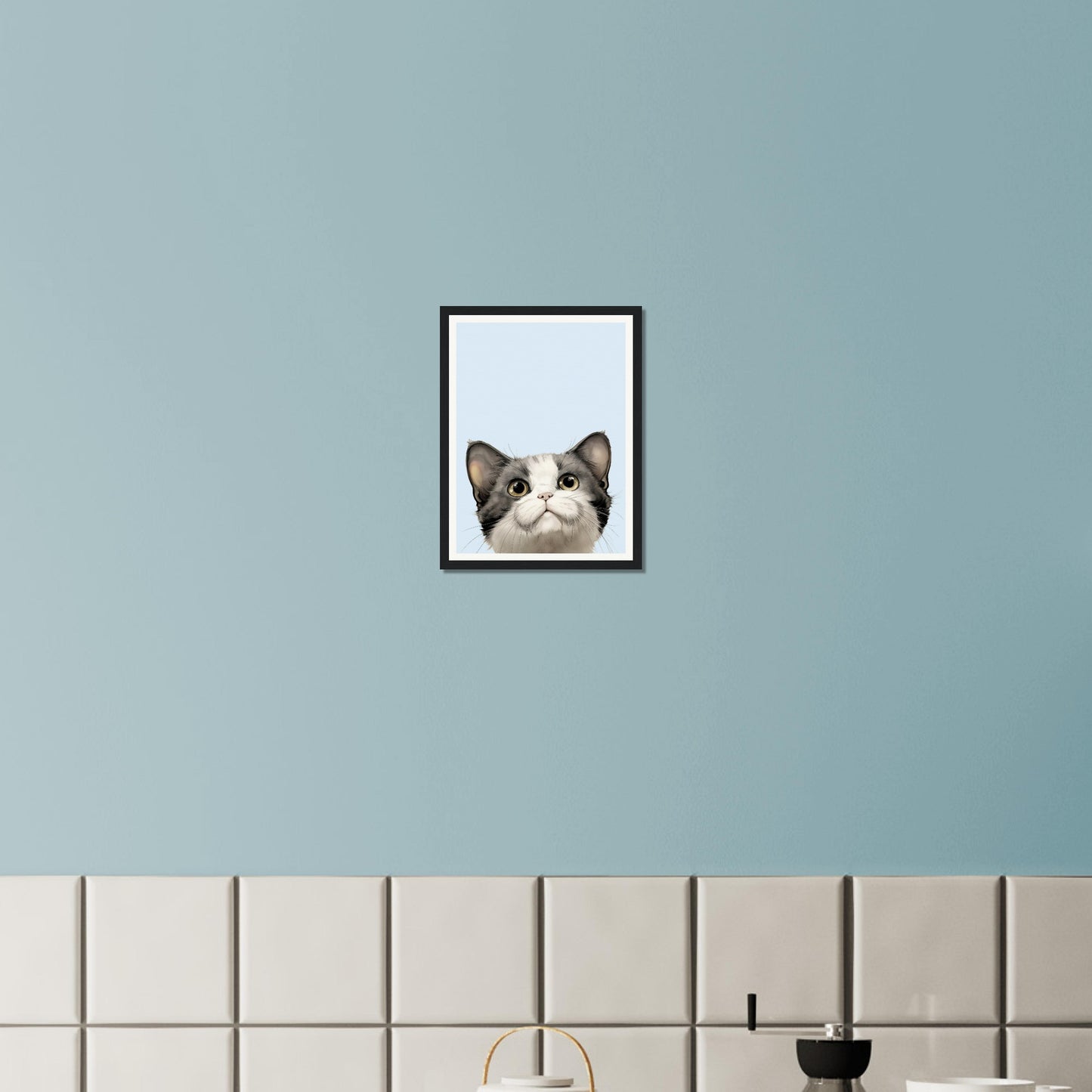 Curious Kitty - Matte Archival Poster