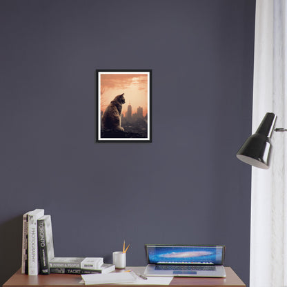 Skyline Cat - Matte Archival Poster