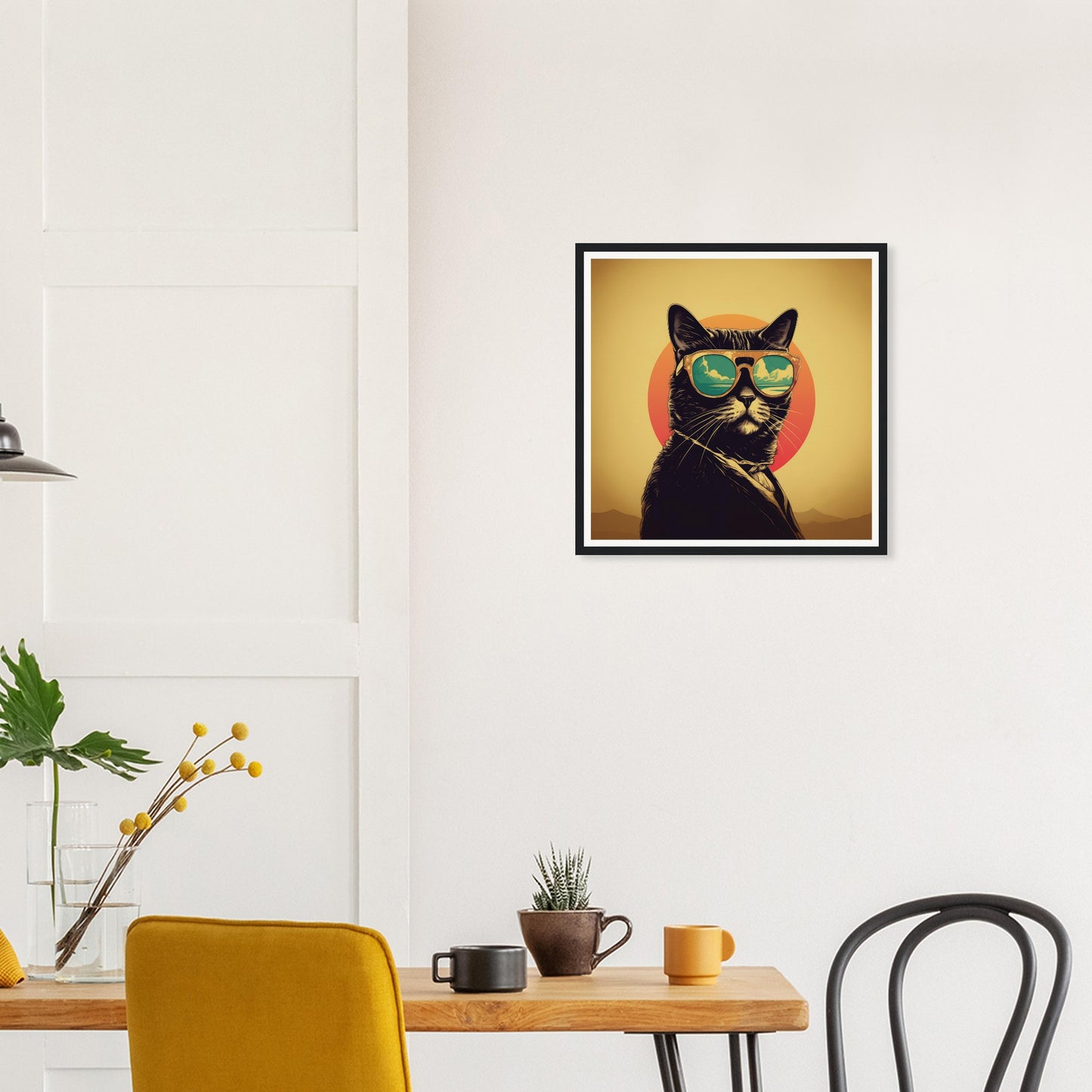 Retro Cool Cat - Matte Archival Poster