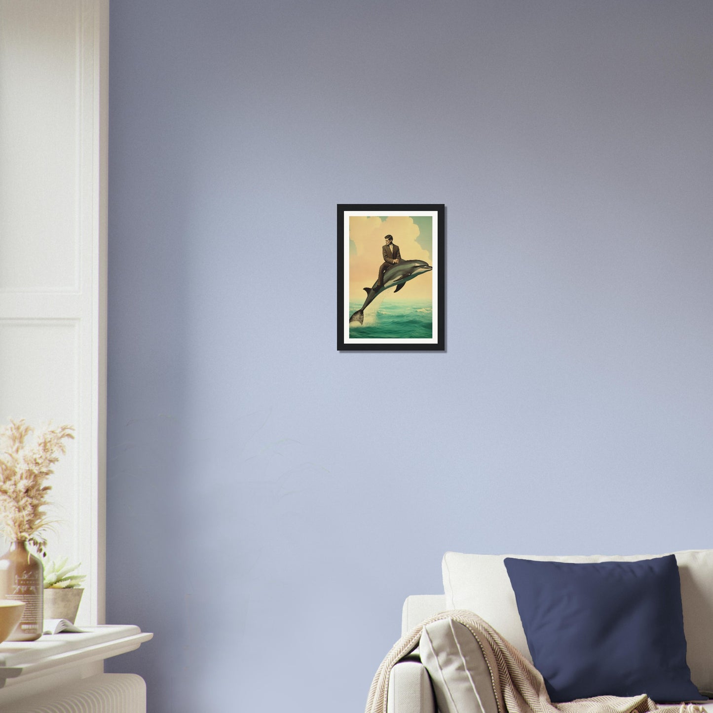 Dolphin Surrealism - Matte Archival Poster