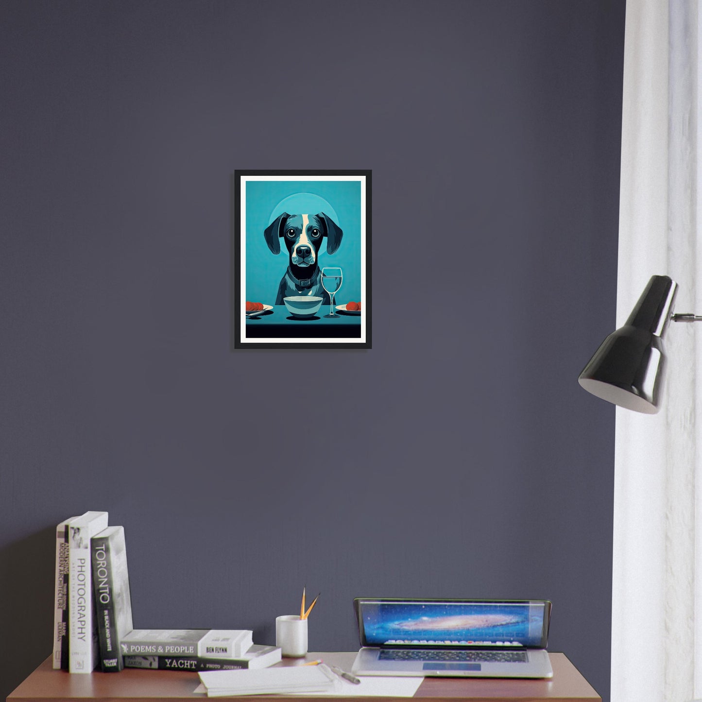 Blue Beagle - Matte Archival Poster