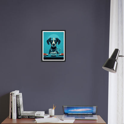 Blue Beagle - Matte Archival Poster