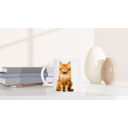 Crystal Ginger Shorthair - Ceramic Coffee Mug