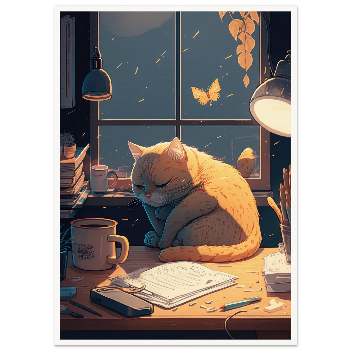 Quick Nap - Matte Archival Poster