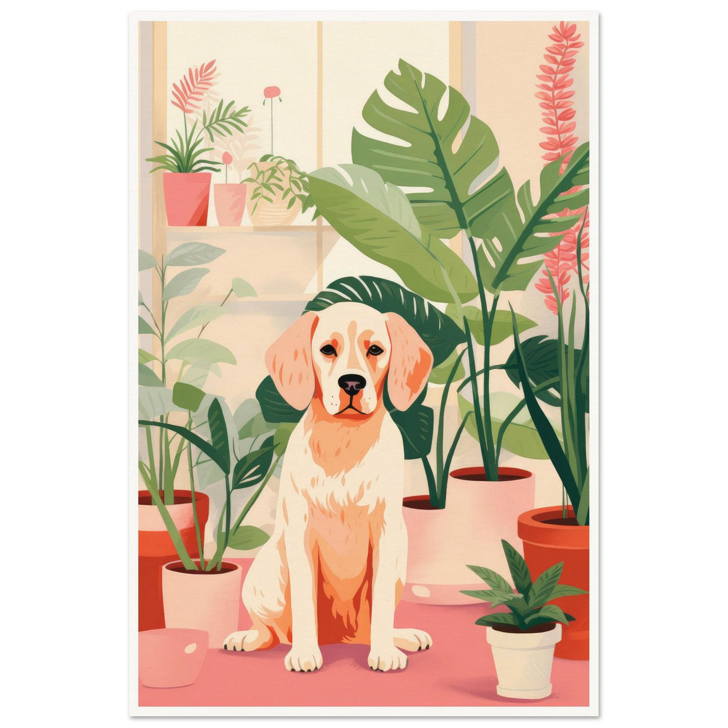 Greenhouse Dog - Matte Archival Poster