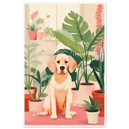 Greenhouse Dog - Matte Archival Poster